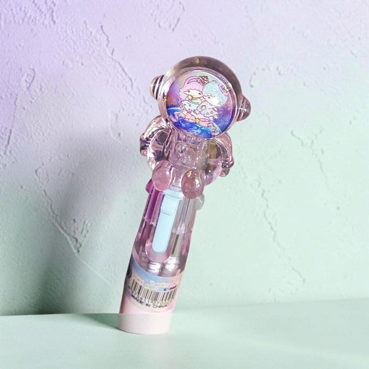 BOLIGRAFO ASTRONAUTA TRASLUCIDO 🍒🌺