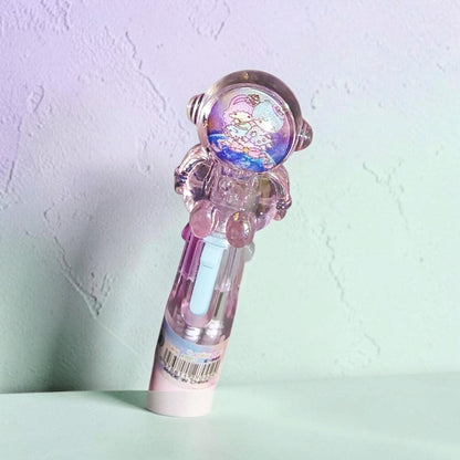 BOLIGRAFO ASTRONAUTA TRASLUCIDO 🍒🌺