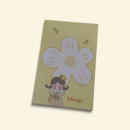 POST-IT FLOR MANGO MUÑEQUITA 🍒🌺