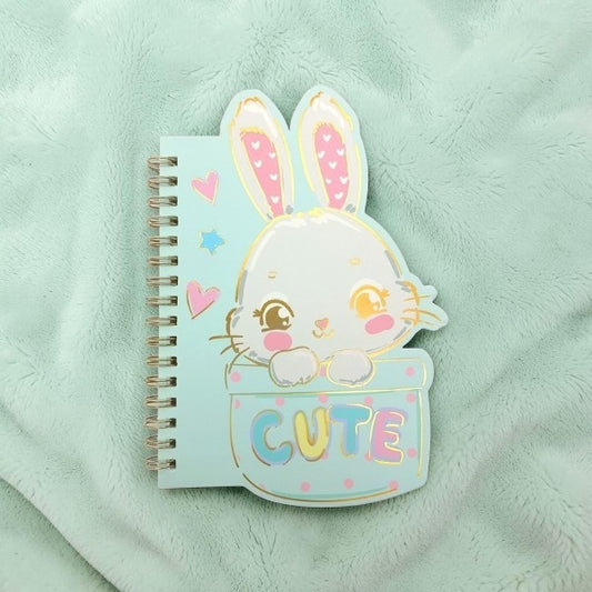 CUADERNO CONEJITO AZUL 🍒🌺