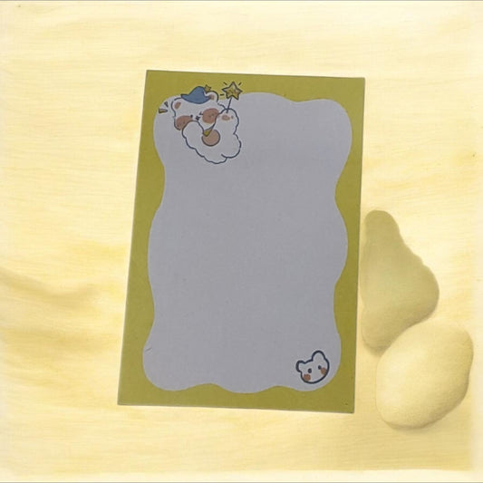 POST-IT OSITO MAGO AMARILLO 🍒🌺