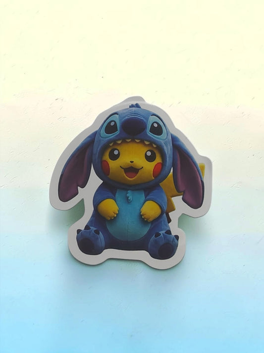 STICKER PIKACHU STITCH 🍒🌺